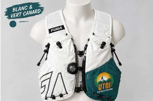 Gilet d’hydratation - UTOI - Vert Canard- Air 7 - 8L - Unisexe
