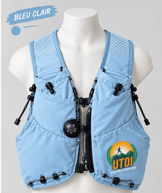 Gilet d’hydratation - UTOI - Bleu clair - Air 7 - 8L - Unisexe