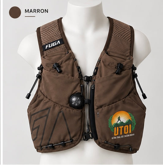 Gilet d’hydratation - UTOI - Marron - Air 8 - 8L - Unisexe